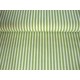 Lengtestreep katoen Lime/wit 5574-24N