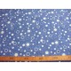 Jeans stof Middelblauw met cirkels 22222B