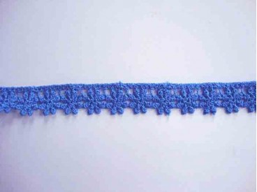 Etskant bloem  Blue 18mm