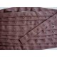 Drukkertjesband Bruin  18mm breed