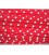 Ripsband met stip Rood 10mm. RGR