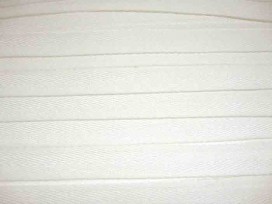 Ecru kleurig keperband van 14 mm. breed. 100% polyester