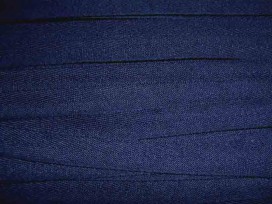 Donkerblauw keperband van 14 mm. breed. 100% polyester