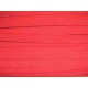 Helderrood keperband van 14 mm. breed. 100% polyester