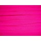 Pink keurig keperband van 14 mm. breed. 100% polyester