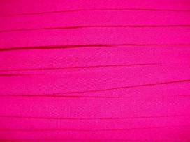 Pink keurig keperband van 14 mm. breed. 100% polyester