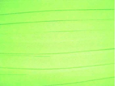 Lichtlime kleurig keperband van 14 mm. breed. 100% polyester