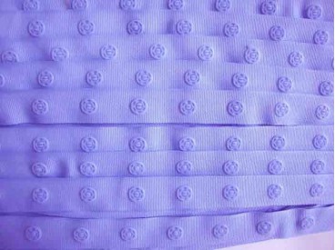 Drukkertjesband Lichtblauw  18mm breed