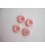 Kunststof knoop 4-gaats Roze 15mm. 477-S6