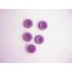 Kunststof knoop 4-gaats Paars 12mm. 482-S6