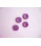 Kunststof knoop 4-gaats Paars 15mm. 483-S6