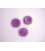 Kunststof knoop 4-gaats Paars 20mm. 484-S6