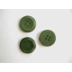 Kunsstof knoop 4-gaats Mosgroen 20mm. 506-S6