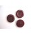 Kunststof knoop 4-gaats Bordeaux 20mm. 507-S6
