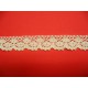 Katoen kant creme lijkt gehaakt 25mm