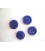 Kunststof knoop 2 gaats Kobalt 18mm. 541-S8