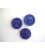 Kunststof knoop 2 gaats Kobalt 20mm. 542-S8