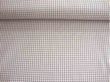 Katoen Grijze BB-ruit 4x4mm. 3085-016U