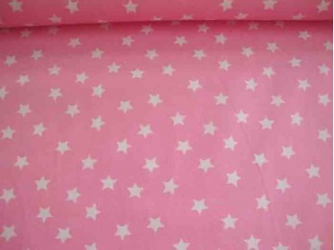 Ster katoen Roze/wit 5571-11N
