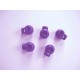 Koordstopper kleine bol paars