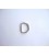 D-Ring Zilver 22x18mm.