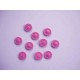 Roze opnaaibare pailletten.  Doorsnee 12 mm.  De prijs is voor 1 zakje met 10 pailletten