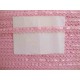 Gekleurd kant met satijnlint Roze  10mm breed