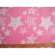 Stermotief katoen Roze/wit 5649-11N