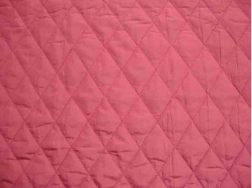 Gewatteerde voering Warmrood Grote ruit 1155-3601BK