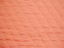 Gewatteerde voering Warm oranje Grote ruit 1155-4600BK