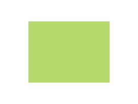 Antiek messingrits deelbaar Lichtgroen 30 cm.