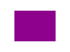 Antiek messingrits deelbaar Paars 55 cm.