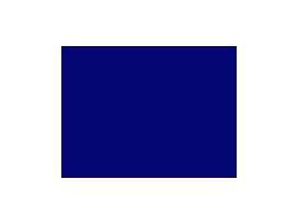 Zilver metalen rits deelbaar Donkerblauw 45 cm.