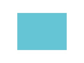 Deelbare fijne rits Donkeraqua 35 cm.