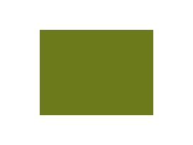 Legergroene deelbare fijne rits 65 cm. lang