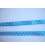 Satijnband Aqua met stip 8 mm