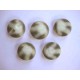 Serie knoop Creme/zwart/grijs gevlekt 25mm. sk907