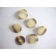 Serie knoop Creme/bruin gevlekt 22mm. sk911