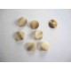 Serie knoop Creme/bruin gevlekt 18mm. sk913