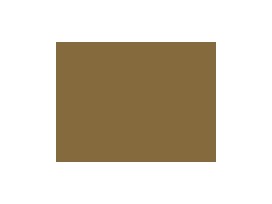 Vossestaart rits 18 cm. Donkerbruin