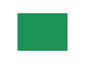 Rits metaal Antiek messing 14 cm. Donkergroen