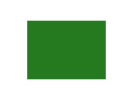 Rits metaal Antiek messing 20 cm. Donkergroen