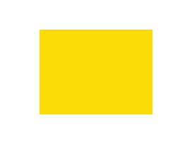 Zilver metalen rits 15 cm. Geel