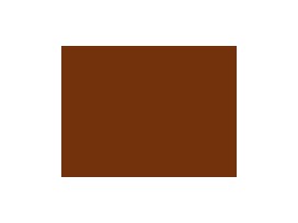  Broekrits metaal fijn 20 cm. Donkerbruin