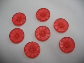 Rubber knoop Bizzkids rood 18mm