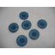 Rubber knoop Bizzkids blauw 18mm
