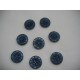 Rubber knoop Bizzkids donkerblauw 15mm