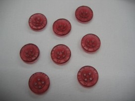 Rubber knoop Bizzkids cassis kleur 12mm