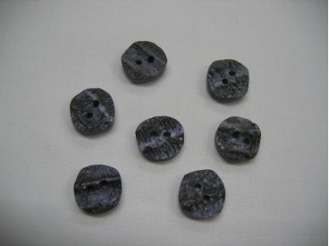 Grove knoop blauw/grijs Bizzkids knoop 15mm