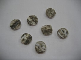 Grove knoop wit/grijs Bizzkids 15mm